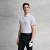 Fila Golf Series Fashion Simple Basic Sports Training Golf Versatile Comfortable Knitted Short Sleeve Polo Shirt Men Tops Jade-White A11M625102FWT
