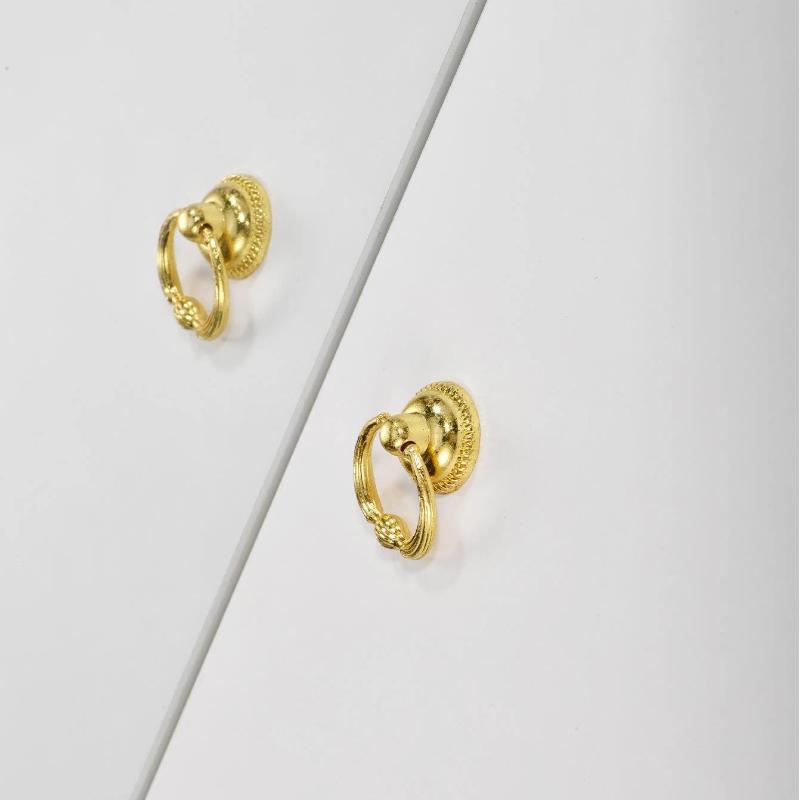 Heavy Duty Retro Drawer Ring Pulls Zinc Alloy Multiple Vintage Styles for Bathroom Wardrobe Cabinet Home Decor
