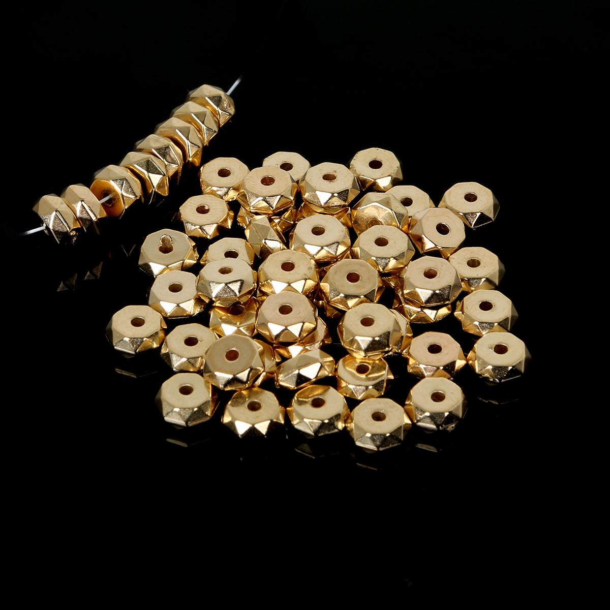 

100-500 шт акриловые круглые бусины-разделители CCB для изготовления ювелирных изделий DIY браслеты ожерелья 7x2.9mm 200pcs