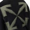 OFF WHITE FW21 Sweater Loose Fit Men's Black OMHE088F21KNI0011055