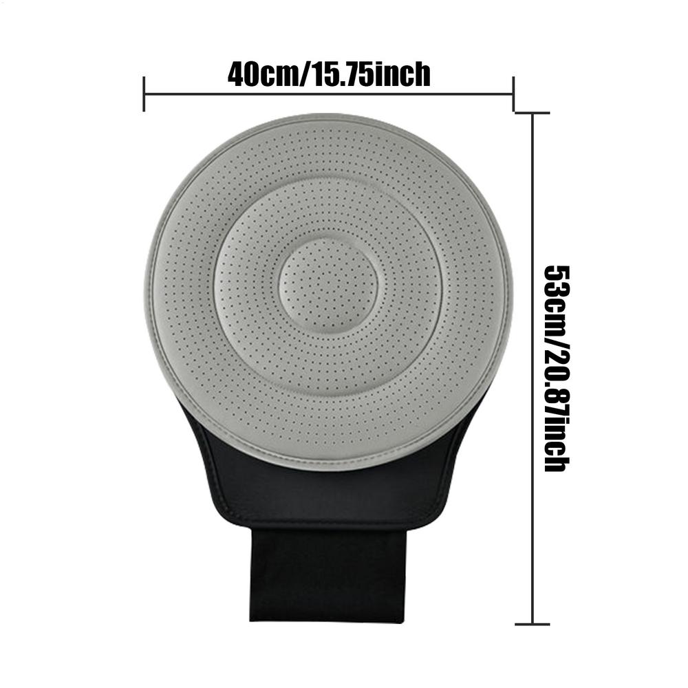 

Swivel Car Seat For Elderly 360 Degree Rotating Seat Pad Anti-Slip Moisture-Wicking Pad Chair For Driver SUV Truck Elderly Polyester&Four Seasons серый