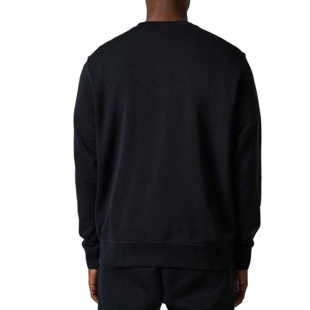 Nike Club Logo Embroidered Crewneck Sweatshirt Men sweatshirt Black FB7684-010