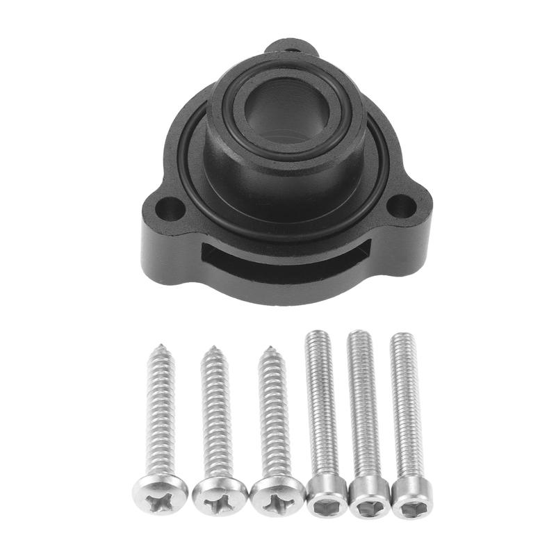 1Set Black BOV Vent Valve Adapter,For Ford Escape 1.5L/1.6L/2.0L EcoBoost Models 2013-/1.6L EcoBoost Models 2013-