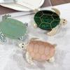 Lovely Acrylic Turtles Shape Hair Clip For Women Realistic Marine Design Hair Accessories For Parties And Daily Use