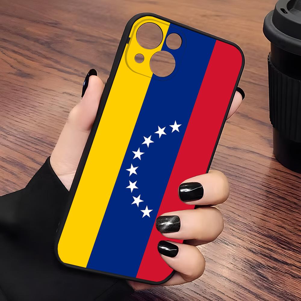 Flag Of Venezuela Phone Case Matte Transparent For Iphone 16 15 Max 14 13 Mini 12 Pro 7 8 11 XR Xs X Plus Back Cover