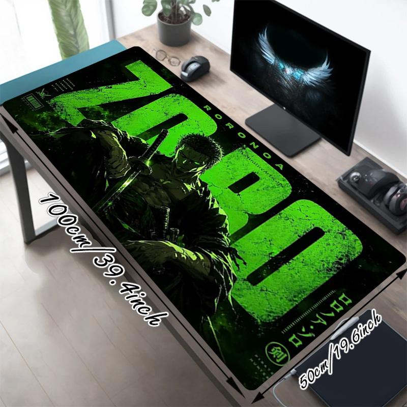 Zombie Horror Xl Gaming Mouse Pad Nonslip Rubber Base Stitched Edge Waterproof Desk Mat For Pc Laptop Gamer Office Computer Accessories C929843