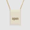 Creative Zodiac Pendant 18K Gold Stainless Steel Necklace