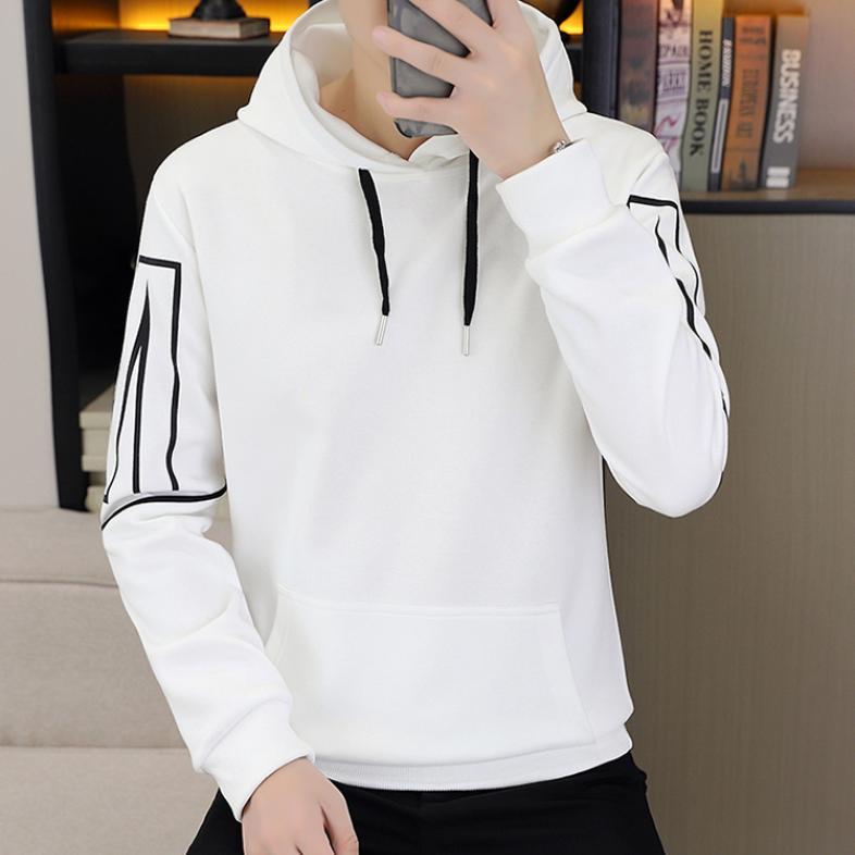 Autumn Men's Loose Sweater Plus Size 8XL Sweater Cotton Hooded Casual Men's Long Sleeve Sweater