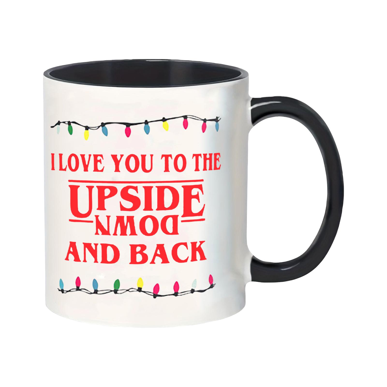 

Creative Ceramic Mug With Handle For Coffee, Milk, Tea, Home One Size чёрный