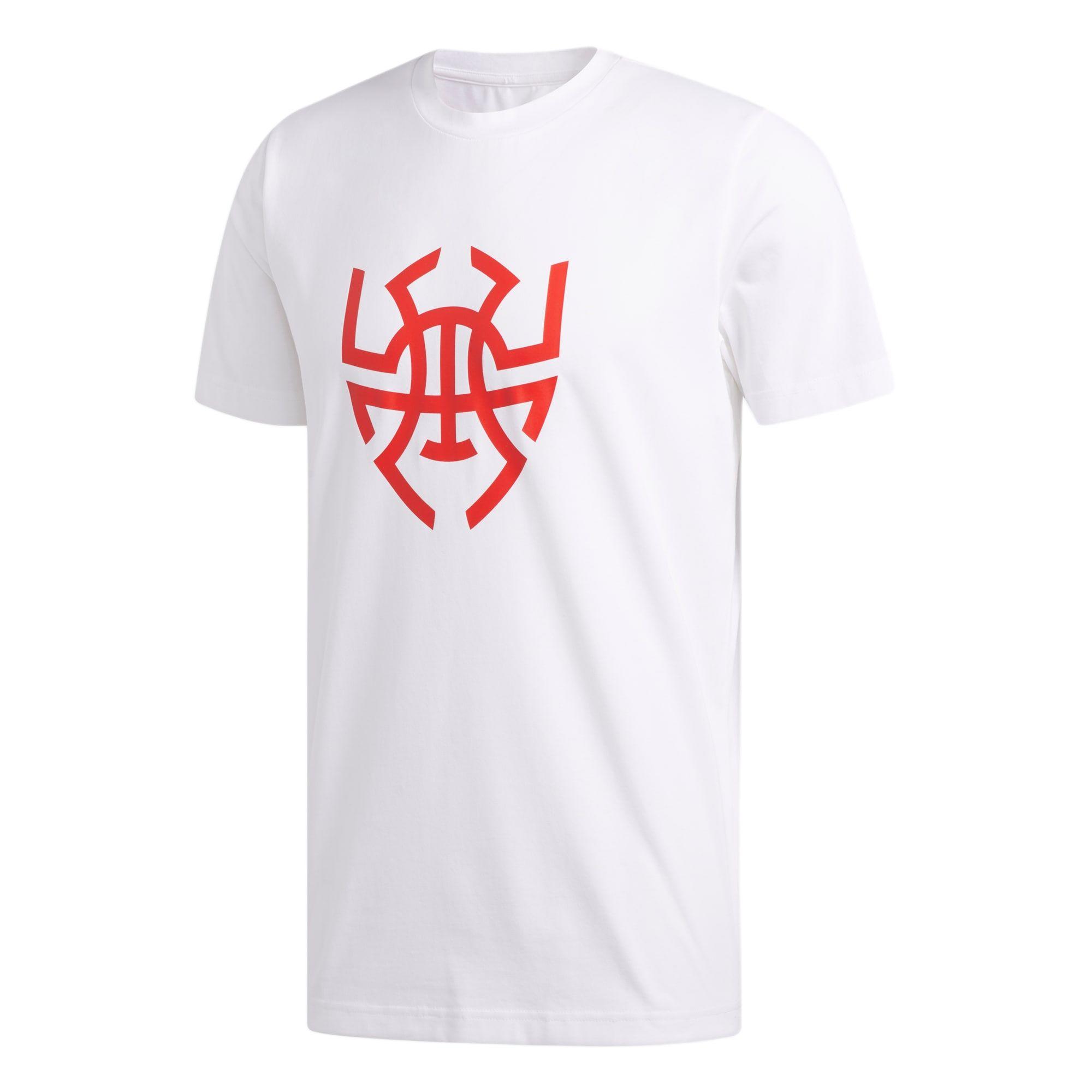 

Adidas Мужская тренировочная серия Donovan Mitchell Влагоотводящая баскетбольная футболка с круглым вырезом и коротким рукавом, унисекс, белая DX6901 XL