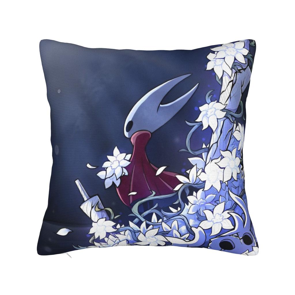Hollow Knight Square Pillow Cases Indie Action Adventure Cushion Covers Customized Zipper Decorative Pillowcase for Living Room