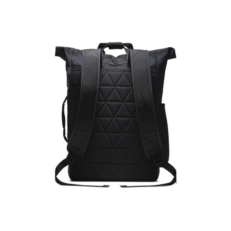 Nike Polyester Laptop Bag Backpack Regular Unisex Black Casual BA5538-010