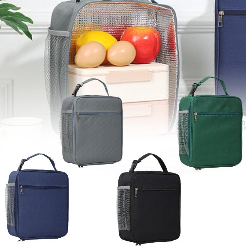 Modern Insulated Lunch Box Stylish Oxford Cloth Portable Bento Bag For Students