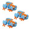 1/2/3Pcs 3D Printed Tropical Frog Ornament Movable Joints Frog Figurine Mini Articulated Frog Figure Fidget Toy Desktop Decoration Ornament
