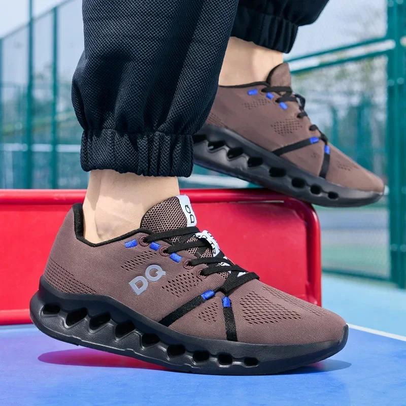 Men's Leisure Sneaker Shoes For Man Mesh Fashion Black Sports Trainers Running Shoes Husband 2024 Summer Casual Sneakers Comfort