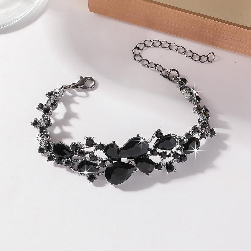 Hochwertiger europäischer Brautschmuck & Schmuckset: Halskette & Ohrringe für Hochzeit