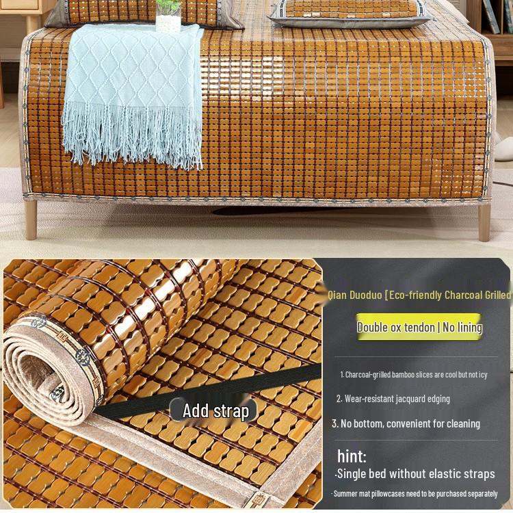 Carbonized Mahjong Cooling Sofa & Bed