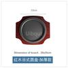 Korean Cast Iron Round Steak Plate Special Dishes Commercial Barbecue Pot Steak Pan Non Stick Plate Barbecue Tray Sizzling Plate