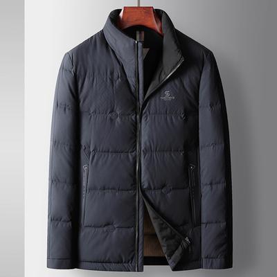 Autumn and Winter White Duck Down Light Stand-up Collar Youth Business Down Jacket Casual Warm Jacket
