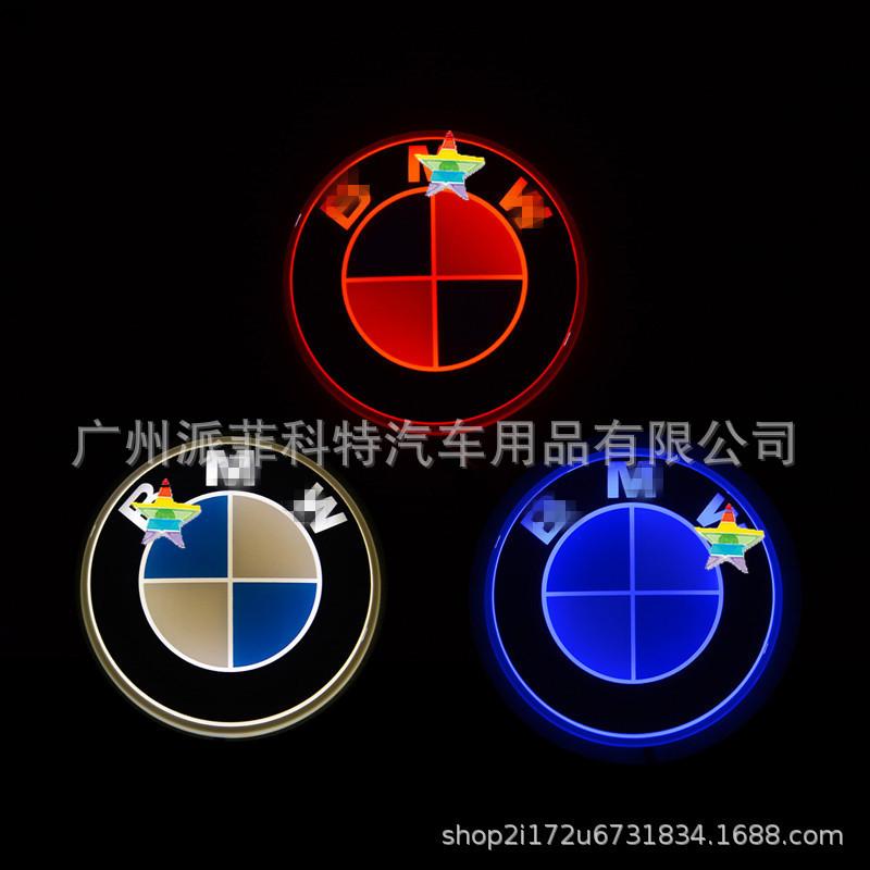 4D BMW beleuchtete Emblem-Leuchten für 1er, 3er Serie, X1, X3, X5 - LED-Logo vorne & hinten.