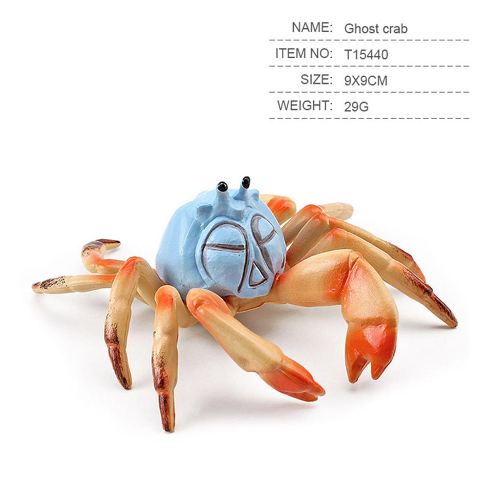Simulation Ocean Animals Action Figure Cute Crab Sea Life Model Ornaments For Children Gifts Collection