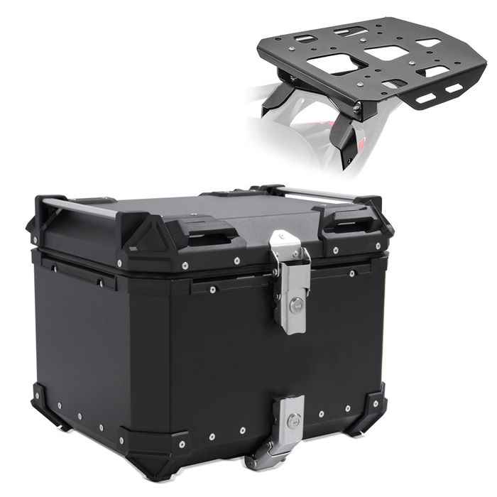 Top case - Bagtecs XB45 - Aluminium - 45 litres - Noir - Multistrada V4/S 21-25