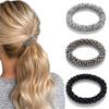 New Crystal Hair Ropes for Women Colorful Elastic Rubber Band Hair Ties Ponytail Holder Scrunchies Girl Hair Accessories