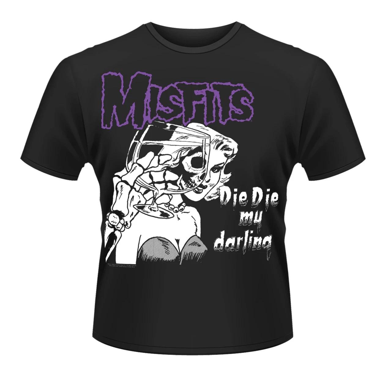 Misfits Die Die My Darling Punk Rock Официальная футболка мужская унисекс M