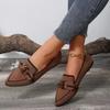 Fashion Women's Flat Shoes, Anti Slip, Breathable, Comfortable, Solid Color Shoes, Casual Round Toe Walking Loafers, Women's 2024