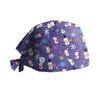 Surgical Cap with Adjustable Printed Christmas Theme Hat, Sweat Wicking Strip, Dust-proof Cloth Bag Head Cap, Doctor's Oral Cap, Nurse's Cap