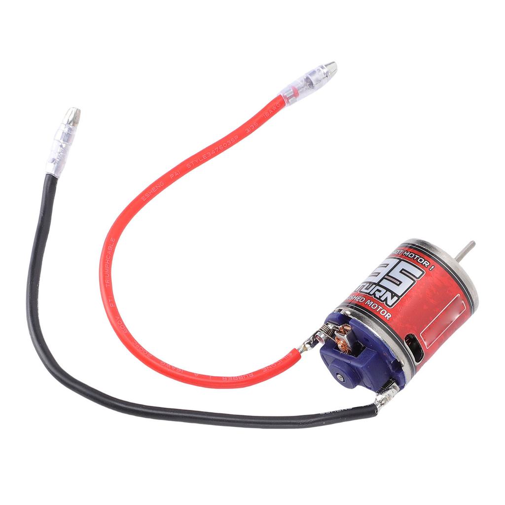 Universal Motor Replacement for Tamiya RC Car 35T High Speed 2.3mm D Axis Brushed Motor with Stainless Steel Housing