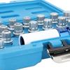 21pcs Wheel Lock Lug Nut Remover Tool Kit With 1/2in Drive Adapter Steel Chrome Plated 36 1 300 for R50 R52 R53