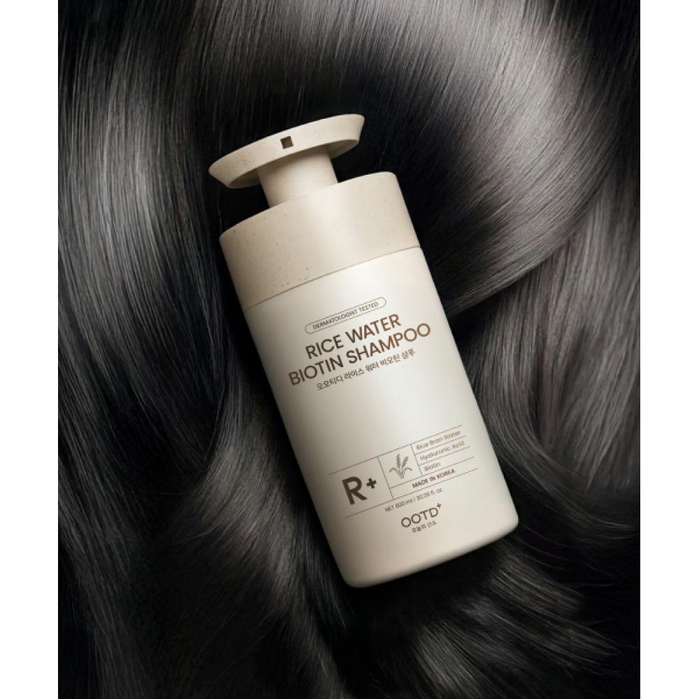 Ootd Beauty Reiswasser Biotin Shampoo 600ml