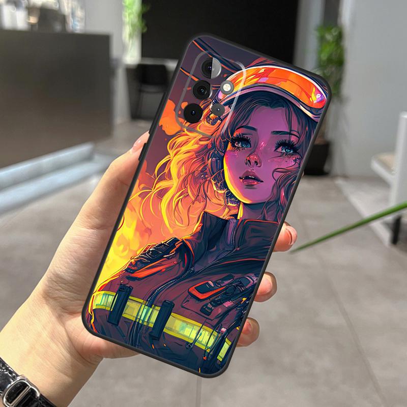 

Firefighter Fire Love Case For Samsung Galaxy A12 A32 A52 A05 A36 A56 A26 A16 A53 A33 A13 A55 A35 A15 A14 A34 A54 Samsung A55