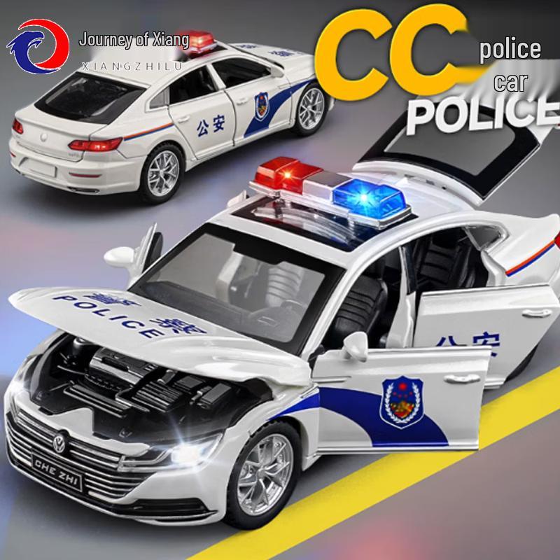 Volkswagen CC Police Car Diecast Model Toy