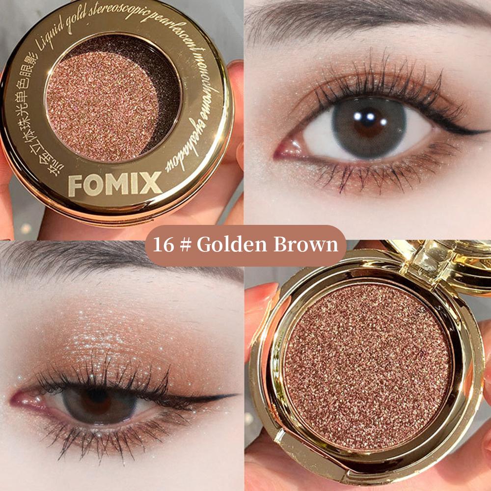 

FOMIX Diamond Glitter Eyeshadow High Gloss Sparkling Eye Makeup 5 Colours Monochrome Eye Shadows
