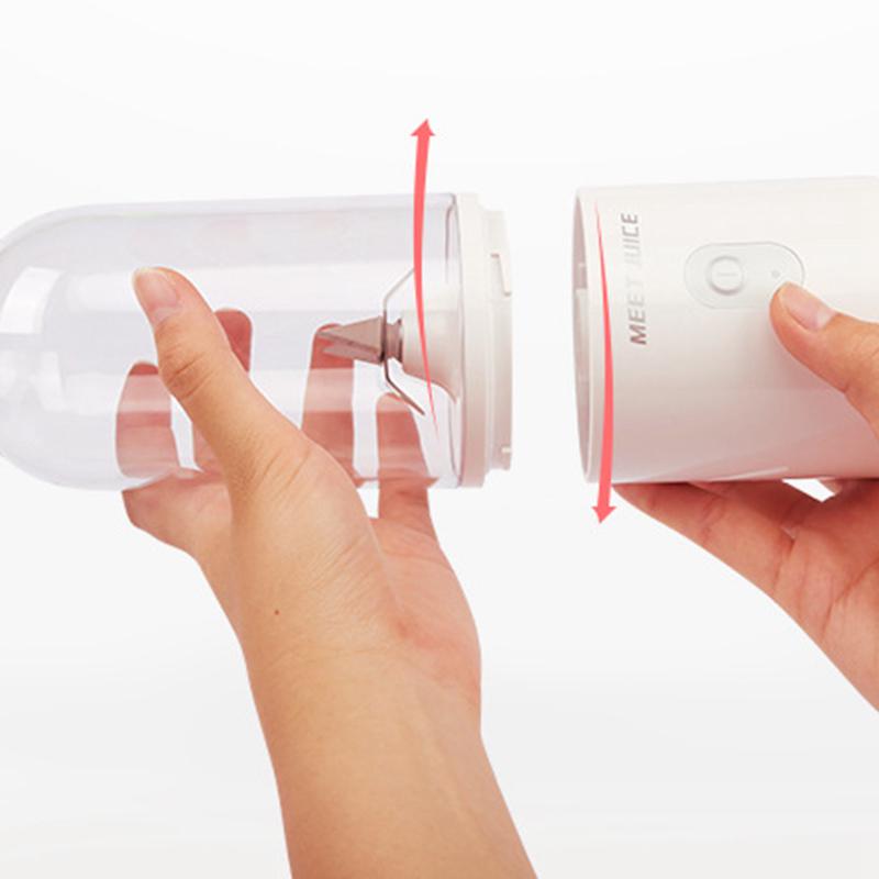 Buy Meet Juice 500Ml 4 Blade Portable Usb Rechargeable Juice Cup