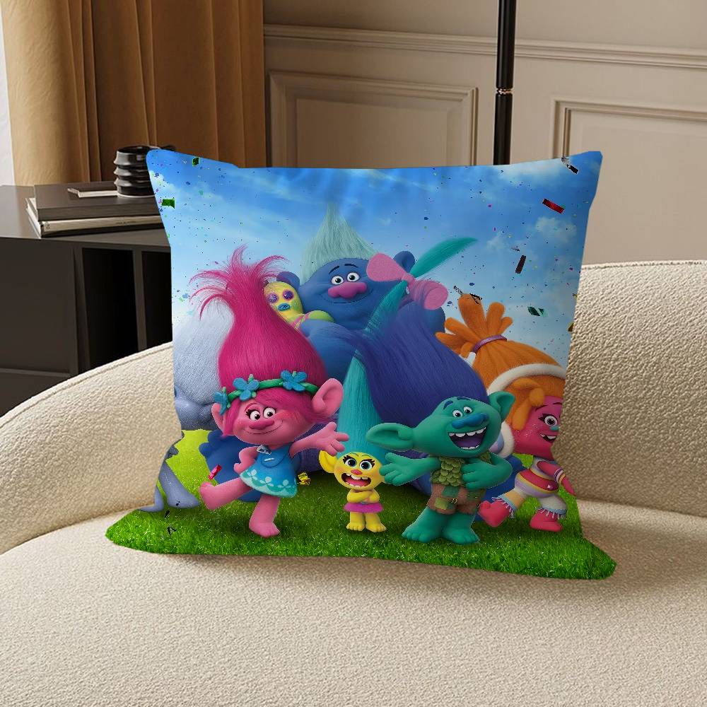 T-Trolls Cushion Cover Decorative Pillow Sofa Home Decor case pillow cases