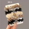 510Pcs Rhinestone Yarn Fashion Simple Ponytail Hair Band Fashionable Way To Wearperfect Choice Of Women'S Dress Up Headwear