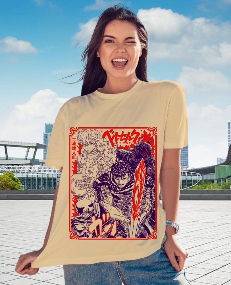 

Berserk T-Shirt, Japanese Anime Shirt, Anime Manga Shirt, Trendy Anime Tee XL