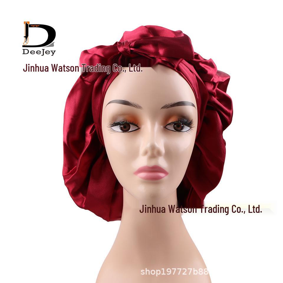 

Шапочка для сна для родителей и детей: Платок на голову с напечатанным логотипом для детей и взрослых Adjustable вино красного