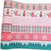 5-Yard Christmas Ribbon with Wire Edges - 63mm Decorative Craft Ribbon for Gift Wrapping