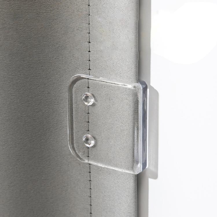 2/4/8 Piezas Clips Multiusos para Cortina de Ducha Montaje Sin Herramientas Baño A Prueba de Viento Autoadhesivos Soportes para Protector de Salpicaduras de Ducha