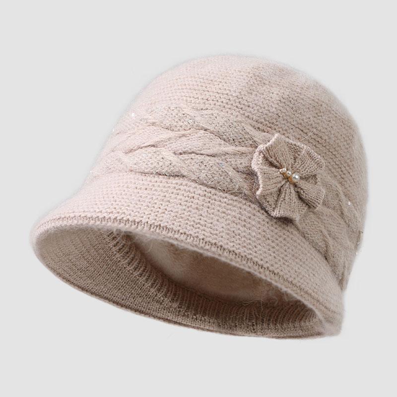 Outdoor Holiday Travel Party Winter Warm Knit Beanie Beret Fashionable Ladies' Hats