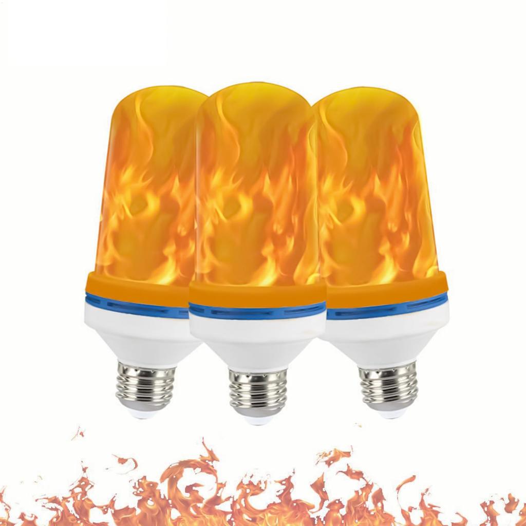 E27 LED Flame Light Bulb Yellow Flame Light Decorative Lamp For Outdoor Home Restaurant Wedding Living Room Porch Patio festival