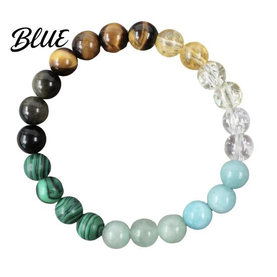 Elegant Simple Bracelet Natural Stone Beaded Bracelets Semi-Precious Gemstones Wear-resistant
