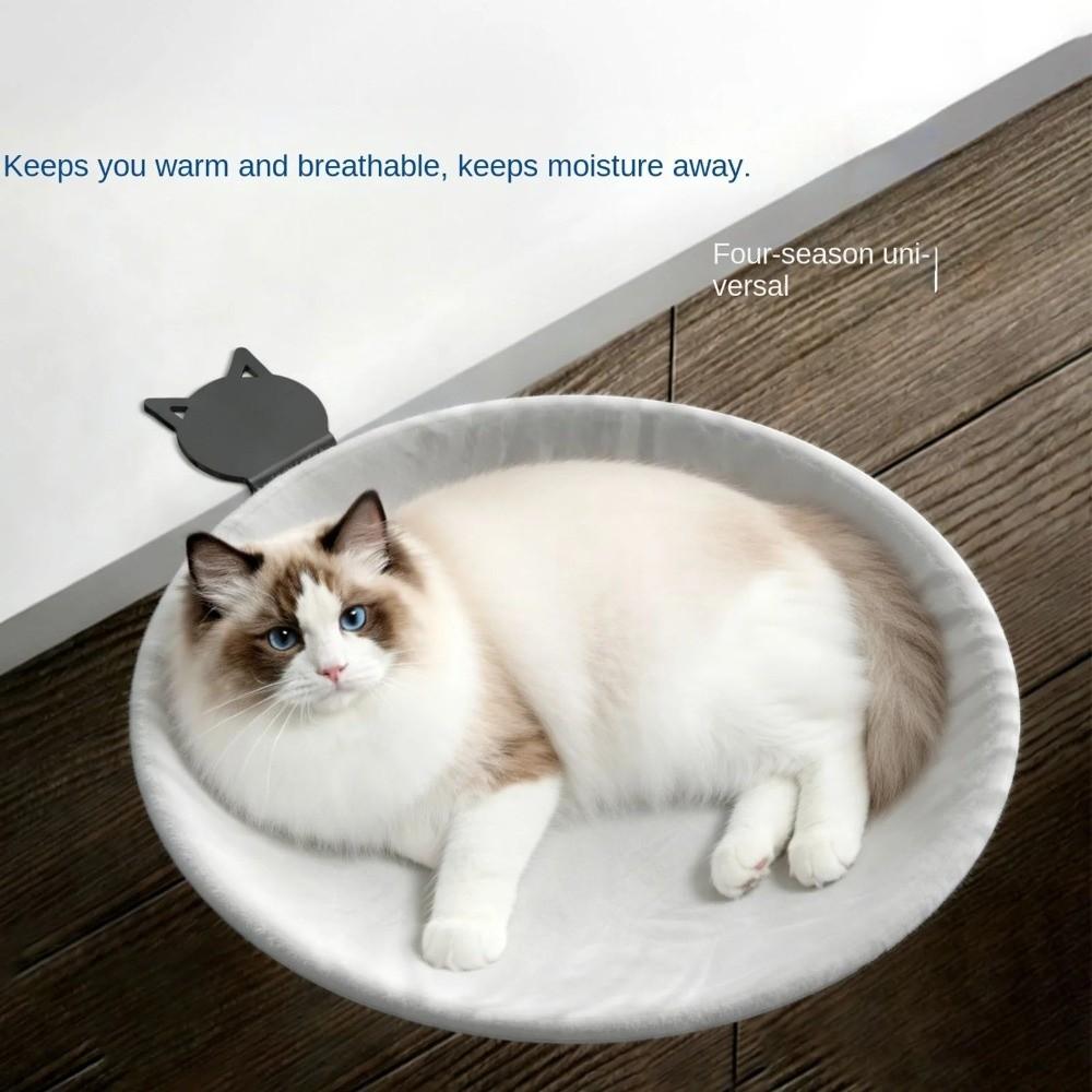 Removable Cover Cat Desk Bed Breathable Kitten Table Bed Universal Cat Perch Indoor Use