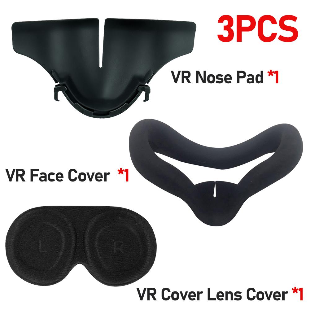 Blackout Nose Pad for Quest 3 VR Accessories Blackout Silicone Nose Pad Blocking Immersion for Meta Quest 3 VR Accessories