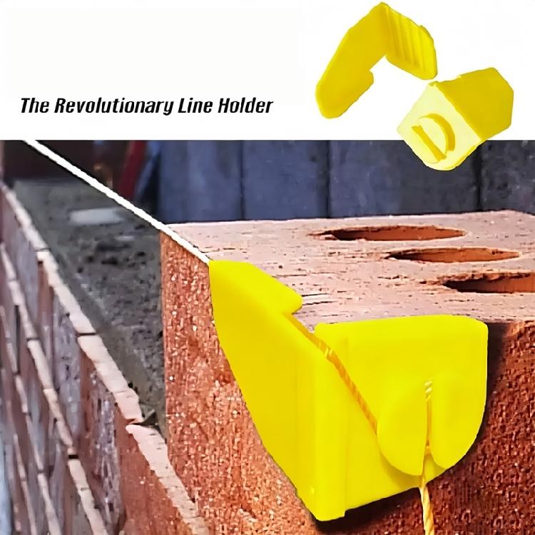 Molded Resin Masonry Line Guide for Brick Corners, Routed String Line Form for Wall Alignment and Layout Projects