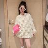 Girls' Tassel Knit Pullover - Autumn/Winter Korean Style Solid Color Sweater